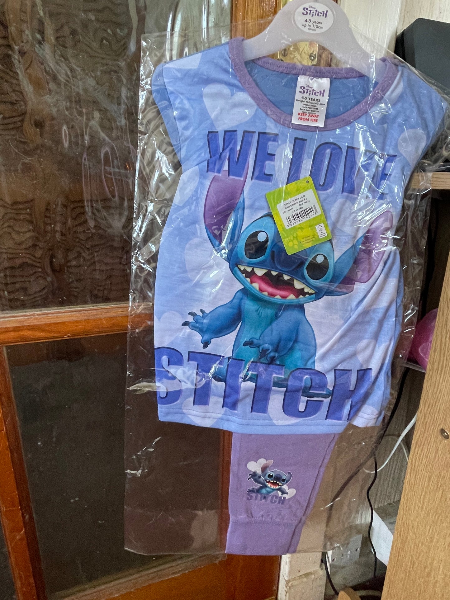 Girls Older Official Disney Lilo & Stitch Character Pyjama Set