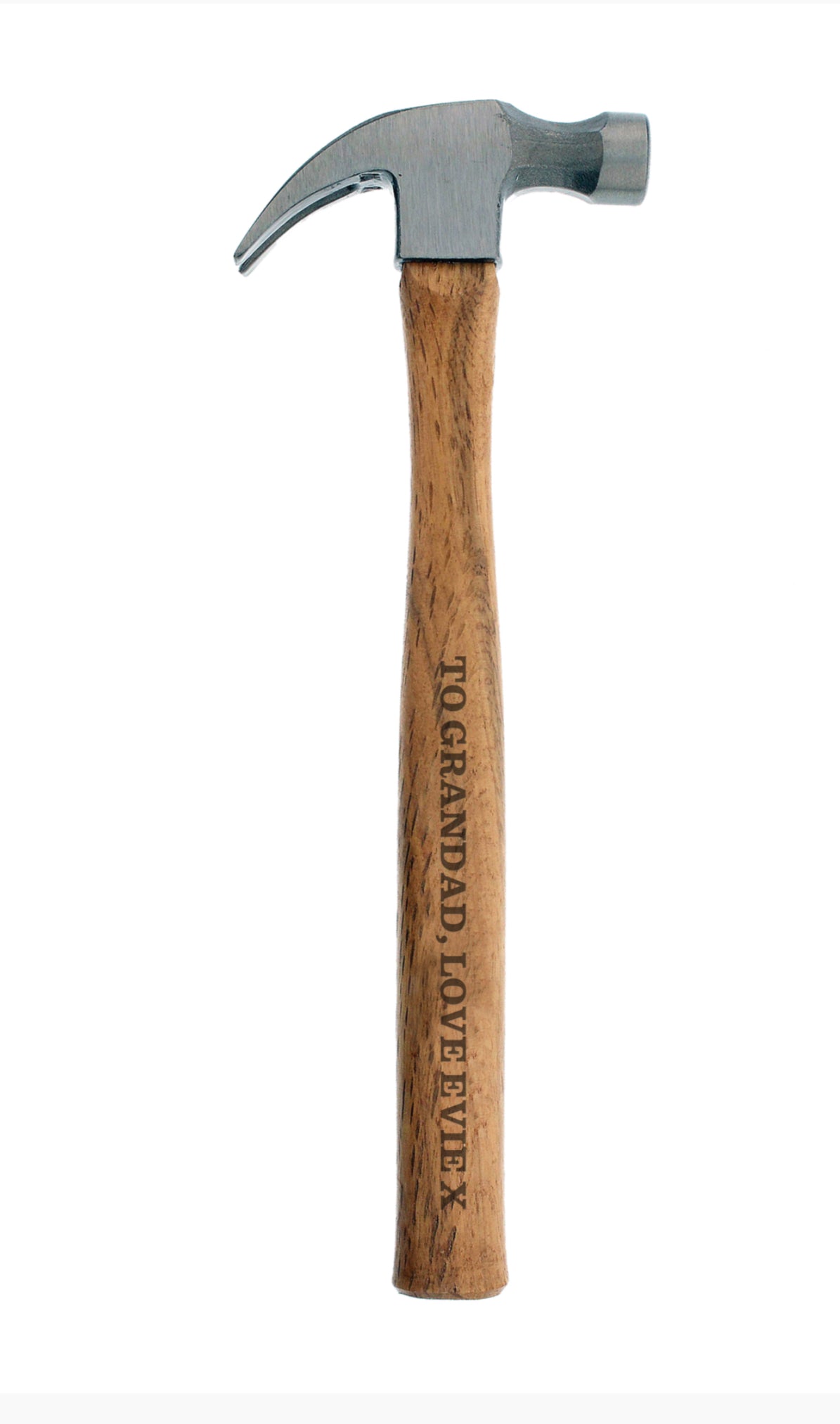 Personalised Bold Text Hammer