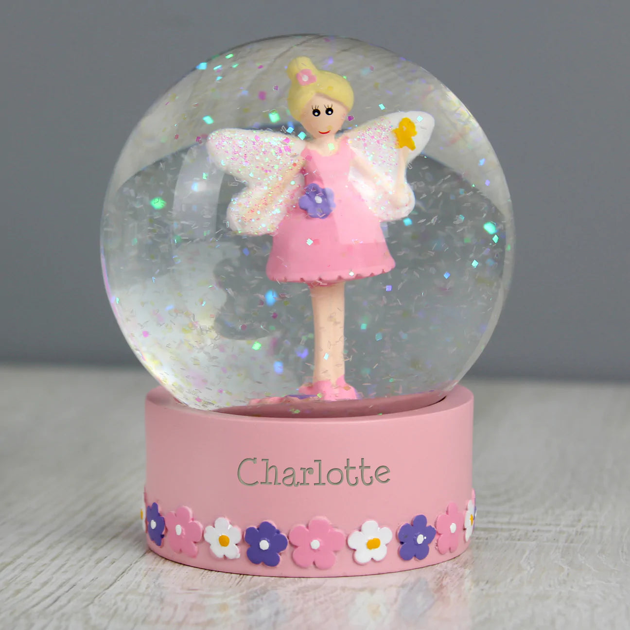 Personalised Fairy - Any Name - Glitter Snow Globe