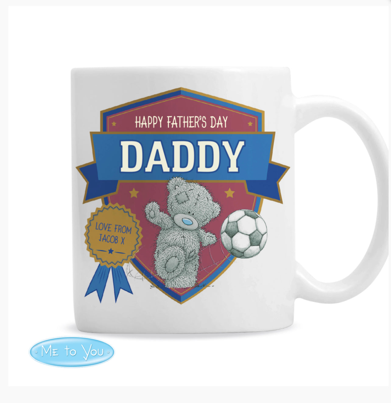 Personalised Me to You Football Mug