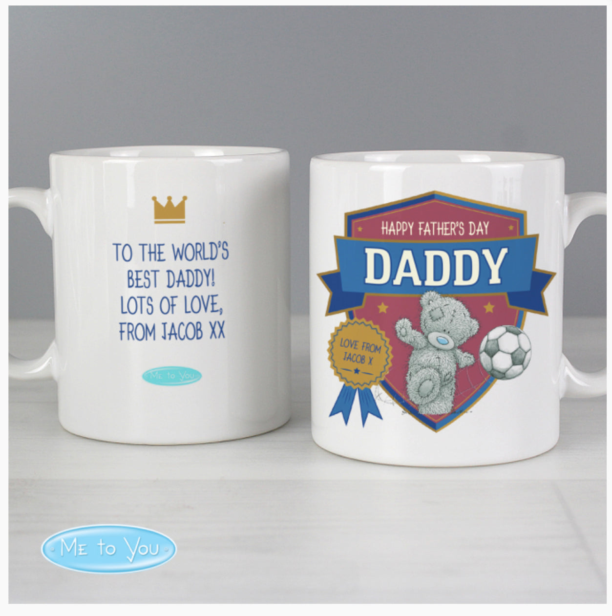 Personalised Me to You Football Mug