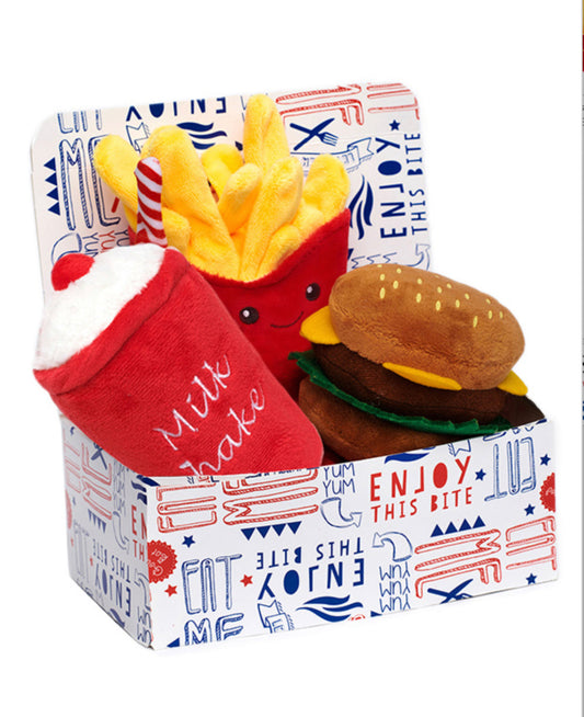 Hamburger Meal Deal Box (3 Toy Combo)