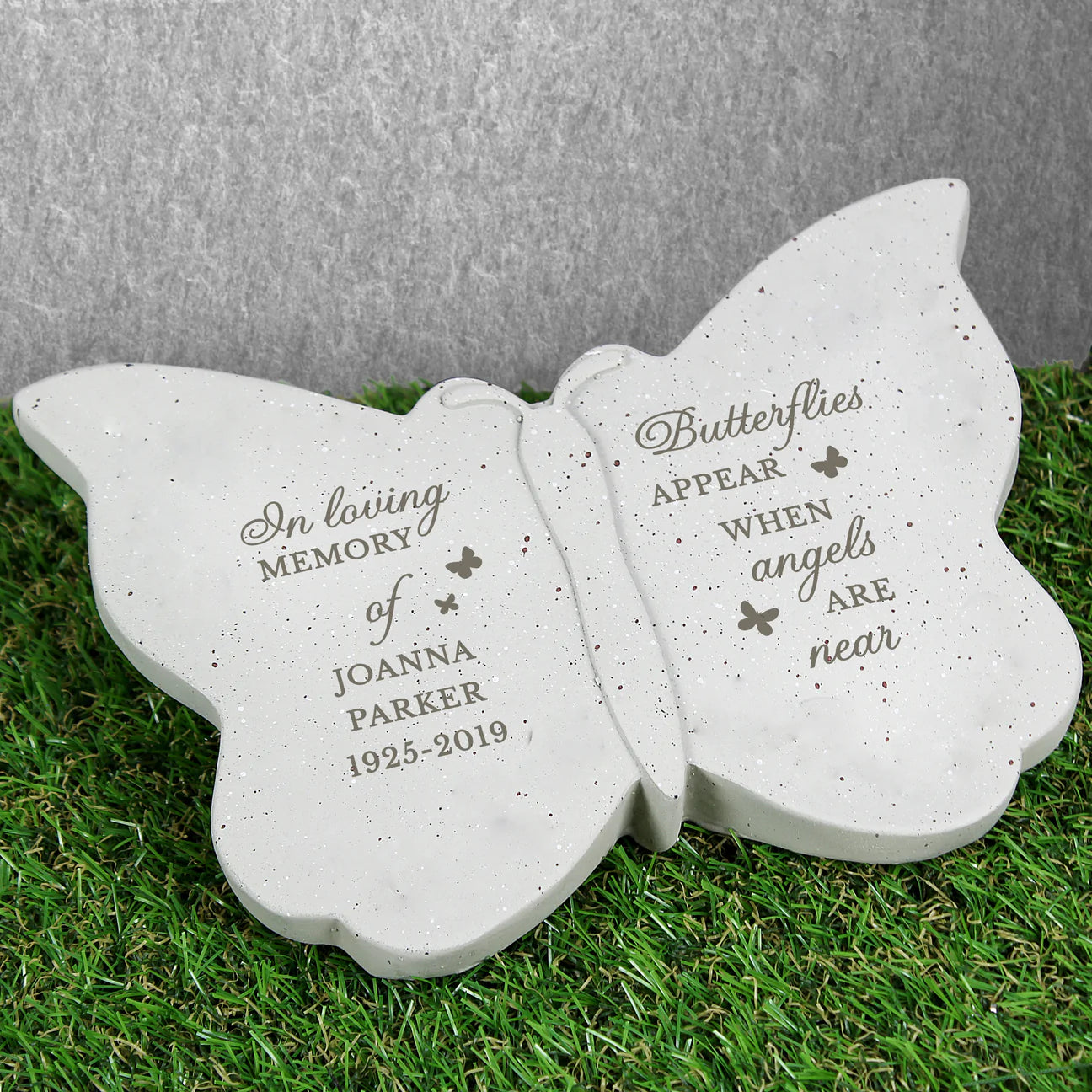 Personalised Memorial Butterfly Plaque