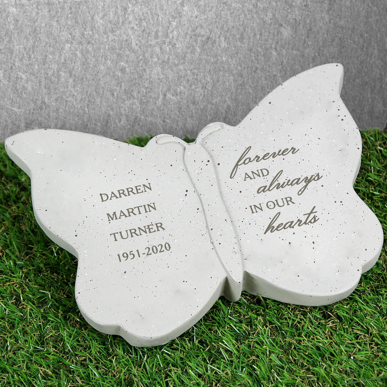 Personalised Memorial Butterfly Plaque