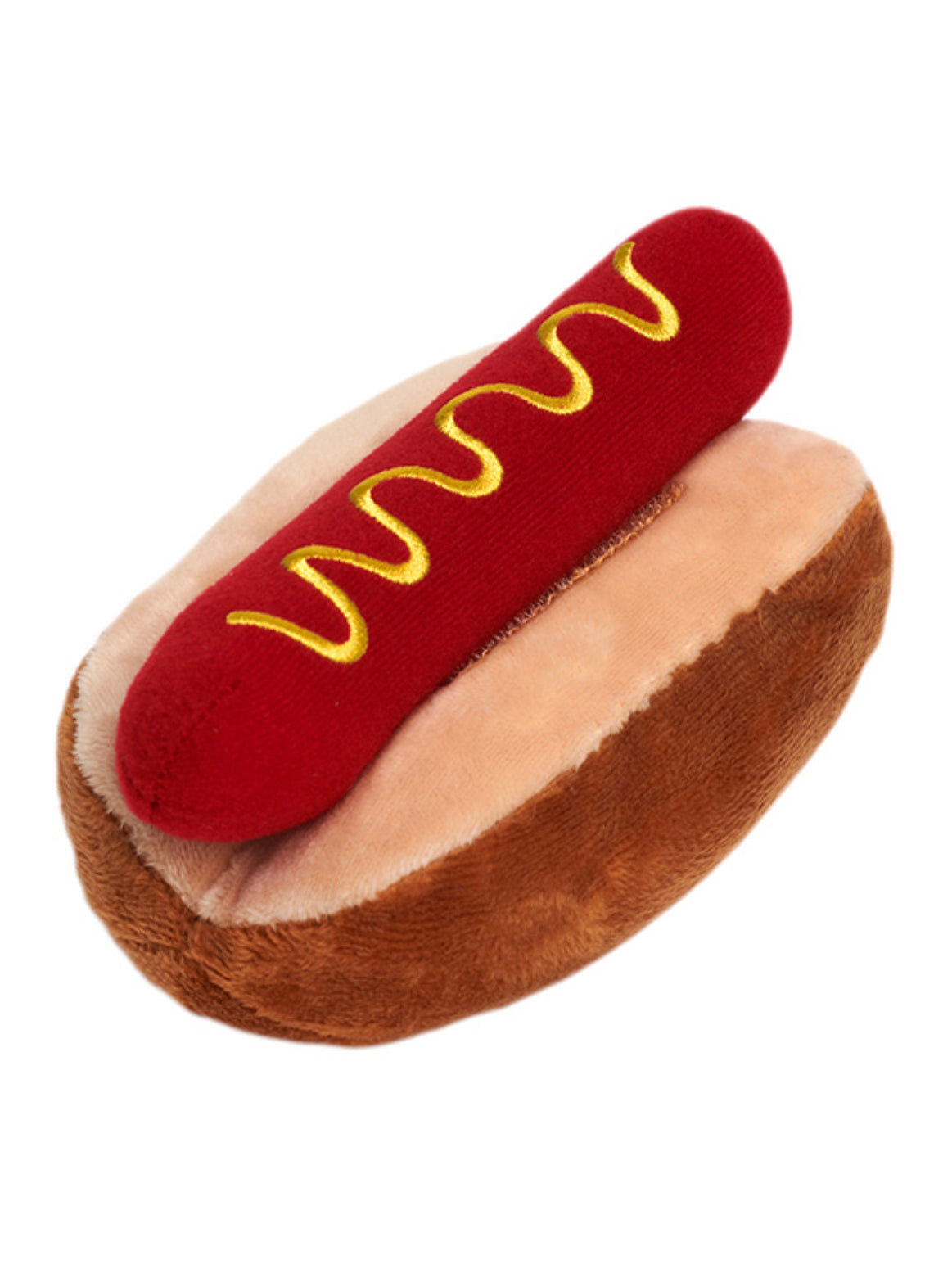 Hotdog Plush & Squeaky Dog Toy